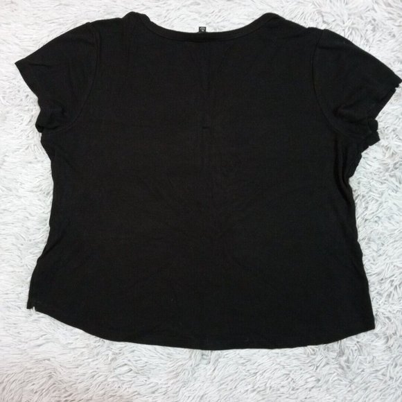 Liverpool Los Angeles Womens Shirt‎ Black XL Button Top Soft Stretch Pullover - Picture 2 of 11